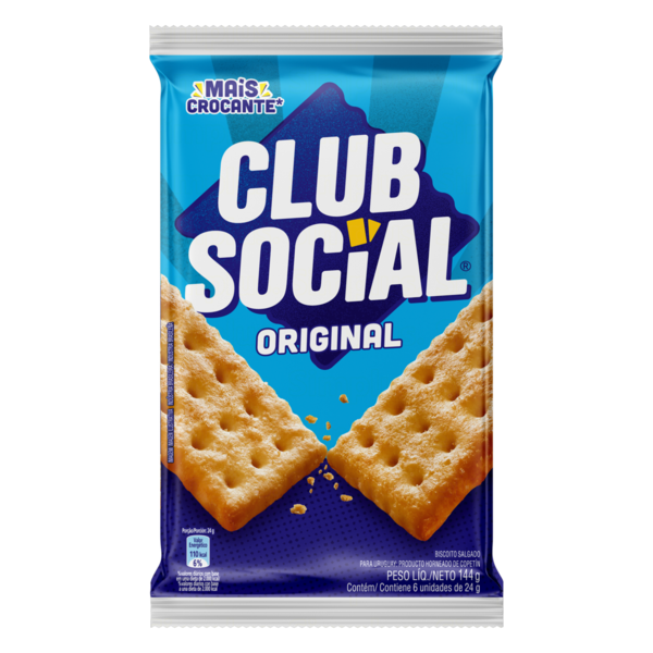 Biscoito Club Social 144g